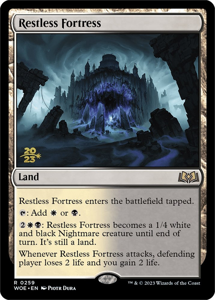 Restless Fortress [Wilds of Eldraine Prerelease Promos] | Rook's Games and More