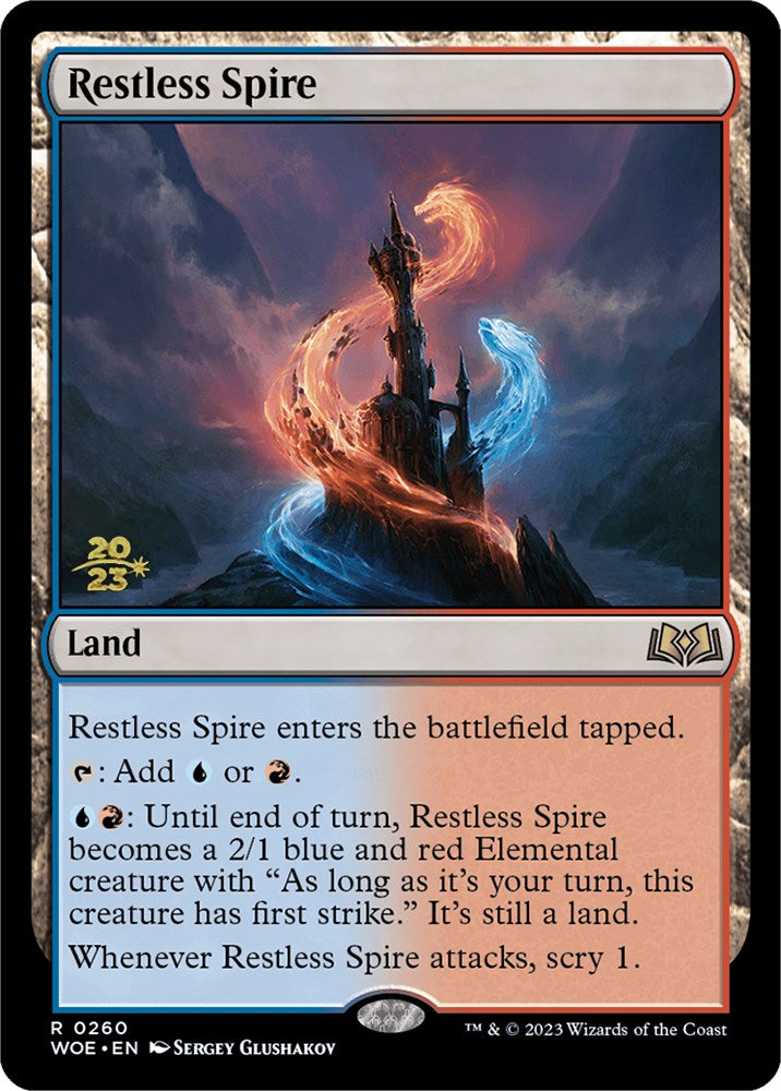 Restless Spire [Wilds of Eldraine Prerelease Promos] | Rook's Games and More