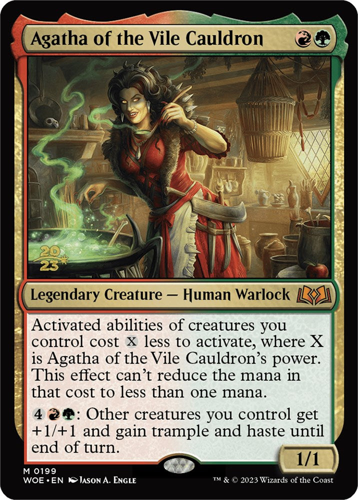 Agatha of the Vile Cauldron [Wilds of Eldraine Prerelease Promos] | Rook's Games and More