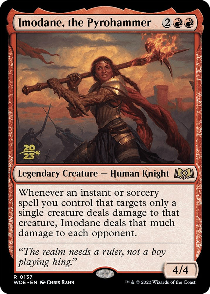 Imodane, the Pyrohammer [Wilds of Eldraine Prerelease Promos] | Rook's Games and More