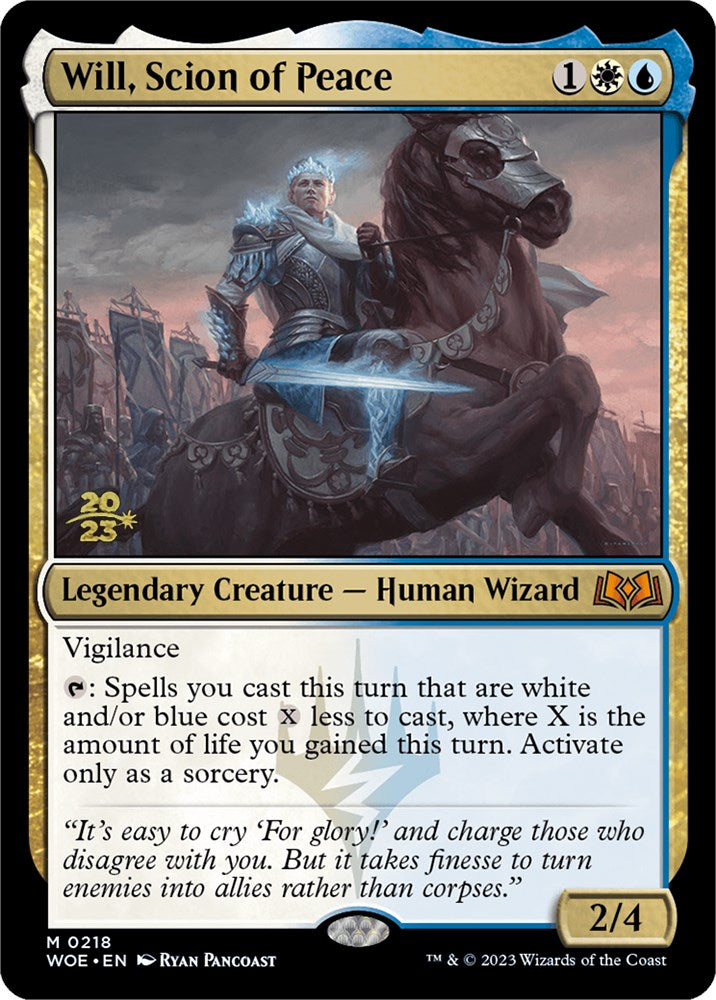 Will, Scion of Peace [Wilds of Eldraine Prerelease Promos] | Rook's Games and More