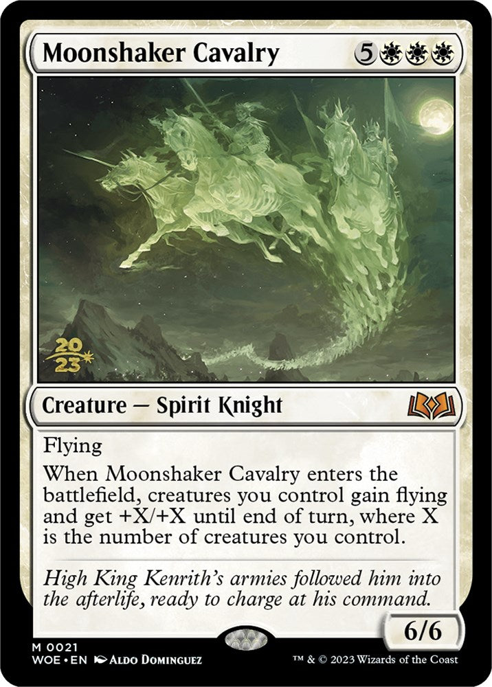 Moonshaker Cavalry [Wilds of Eldraine Prerelease Promos] | Rook's Games and More
