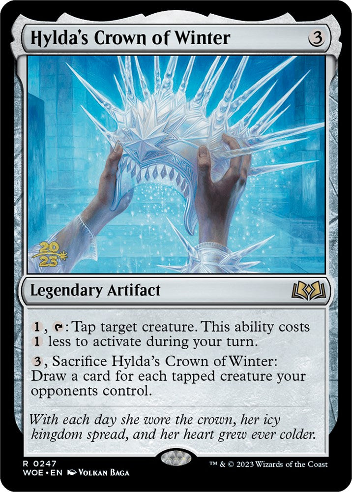 Hylda's Crown of Winter [Wilds of Eldraine Prerelease Promos] | Rook's Games and More