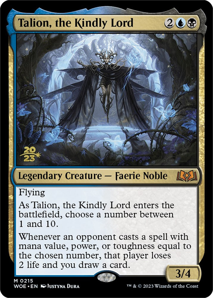 Talion, the Kindly Lord [Wilds of Eldraine Prerelease Promos] | Rook's Games and More