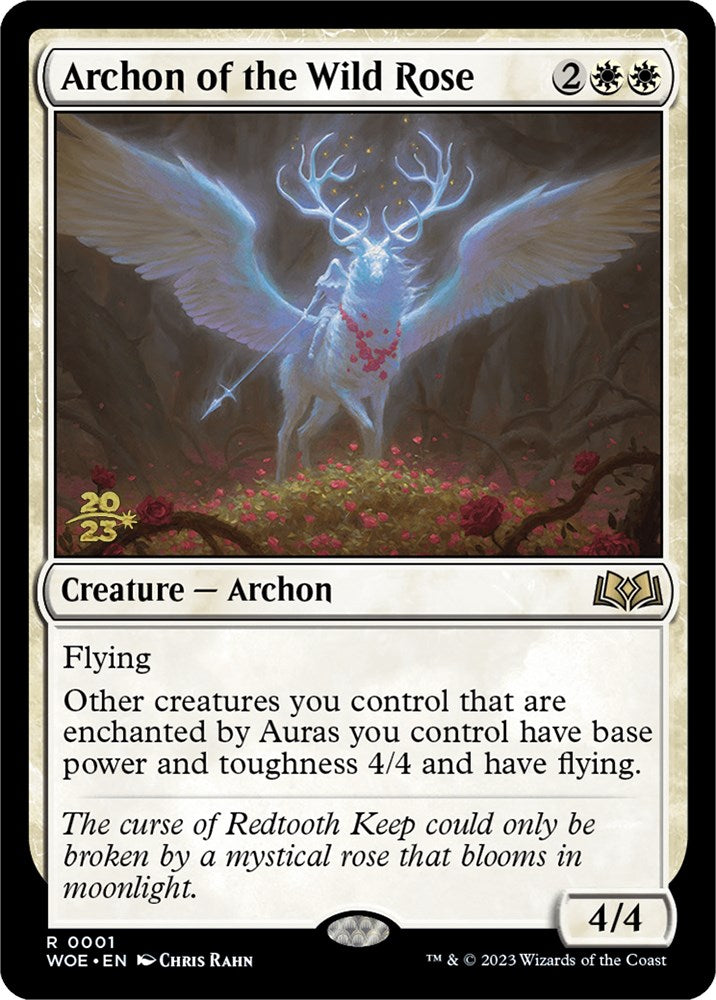 Archon of the Wild Rose [Wilds of Eldraine Prerelease Promos] | Rook's Games and More