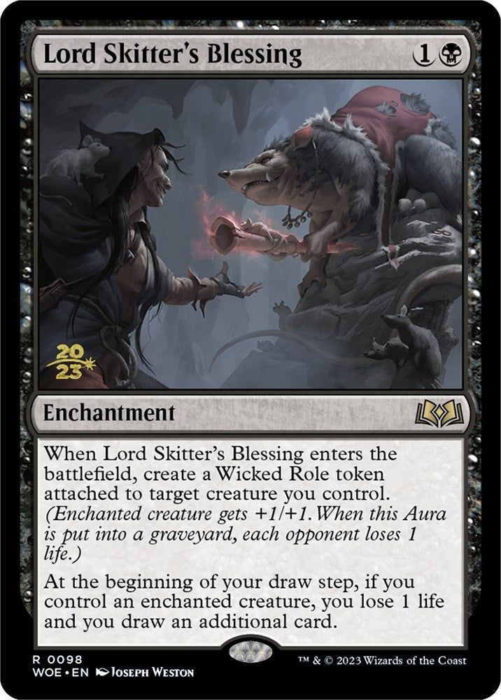 Lord Skitter's Blessing [Wilds of Eldraine Prerelease Promos] | Rook's Games and More