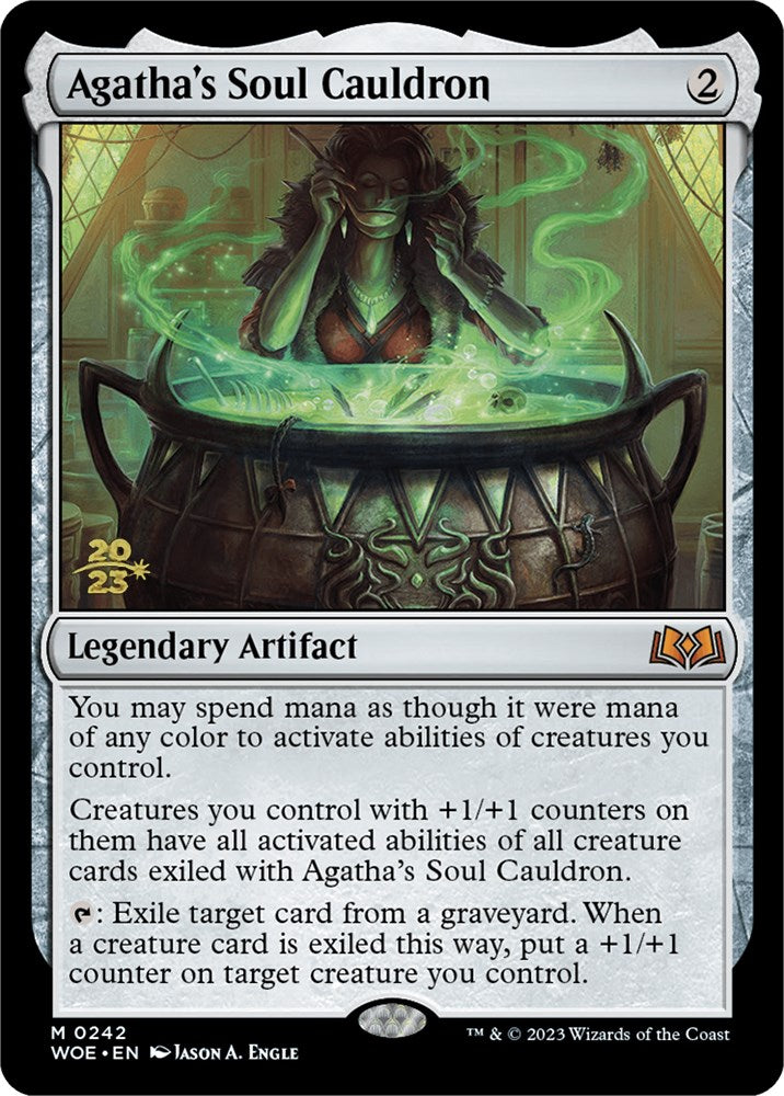 Agatha's Soul Cauldron [Wilds of Eldraine Prerelease Promos] | Rook's Games and More