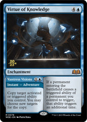 Virtue of Knowledge // Vantress Visions (Promo Pack) [Wilds of Eldraine Promos] | Rook's Games and More