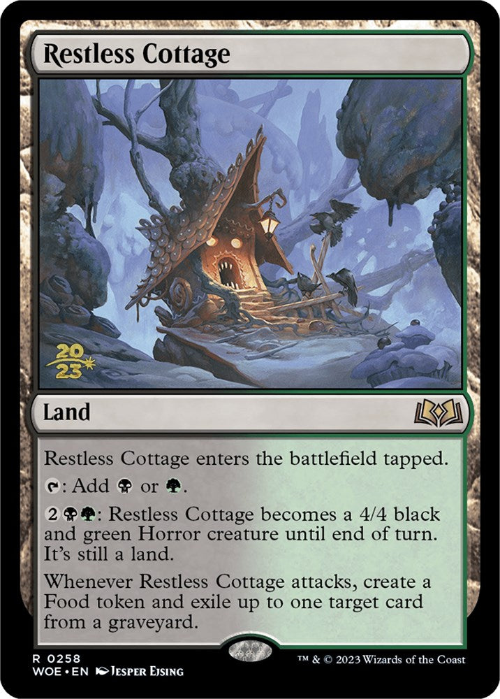 Restless Cottage [Wilds of Eldraine Prerelease Promos] | Rook's Games and More