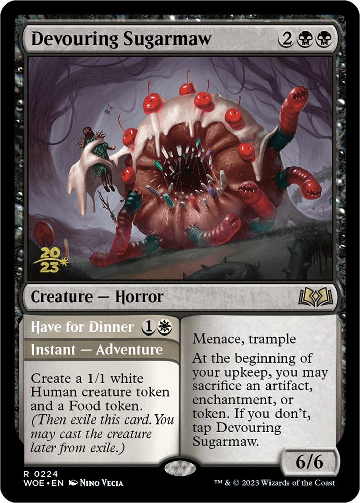 Devouring Sugarmaw // Have for Dinner [Wilds of Eldraine Prerelease Promos] | Rook's Games and More