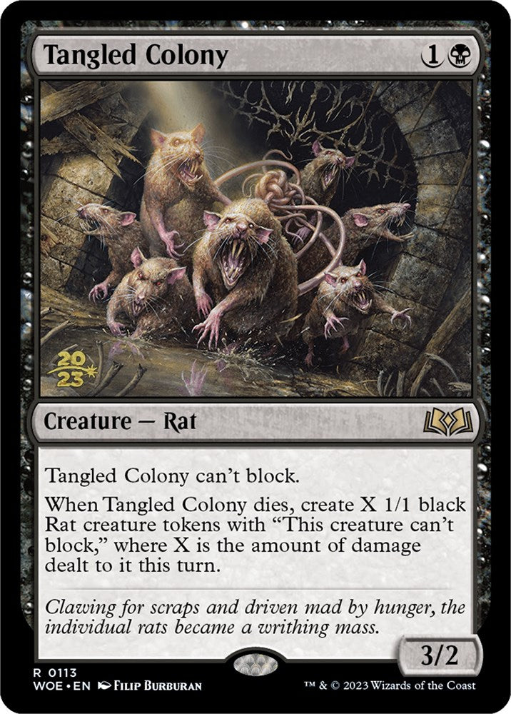 Tangled Colony [Wilds of Eldraine Prerelease Promos] | Rook's Games and More