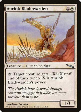 Auriok Bladewarden [Mirrodin] | Rook's Games and More