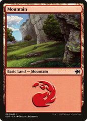 Mountain (62) [Duel Decks: Merfolk vs. Goblins]