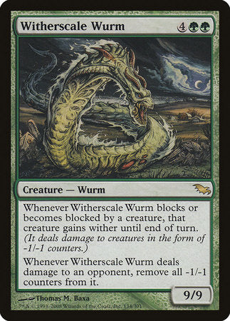 Witherscale Wurm [Shadowmoor] | Rook's Games and More