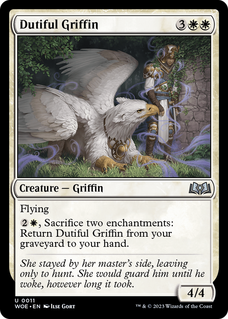 Dutiful Griffin [Wilds of Eldraine] | Rook's Games and More