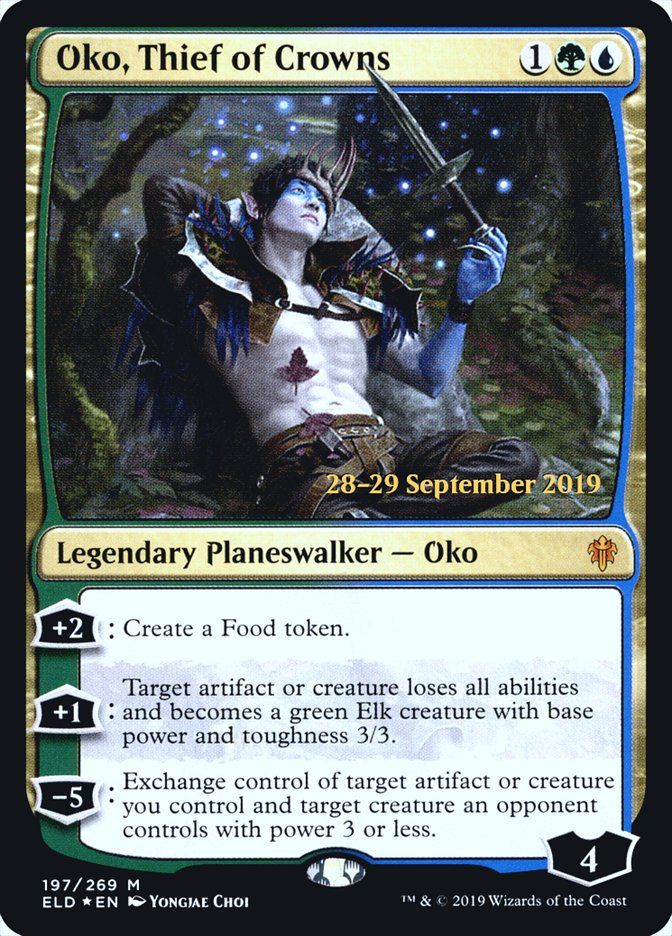 Oko, Thief of Crowns  [Throne of Eldraine Prerelease Promos] | Rook's Games and More