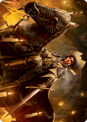 Seasoned Cathar Art Card (Gold-Stamped Signature) [Innistrad: Midnight Hunt Art Series]