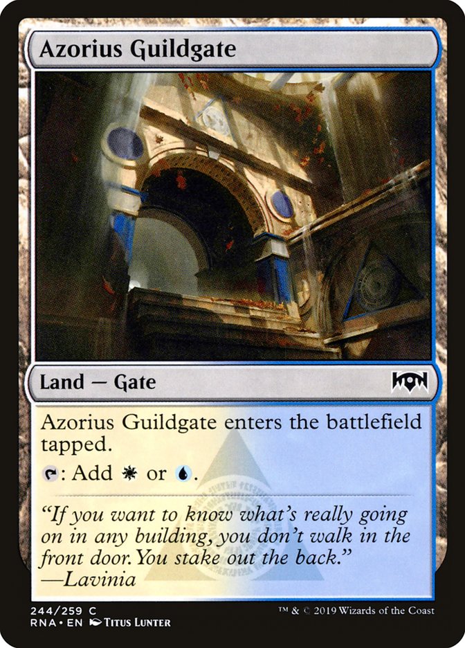 Azorius Guildgate (244/259) [Ravnica Allegiance] | Rook's Games and More