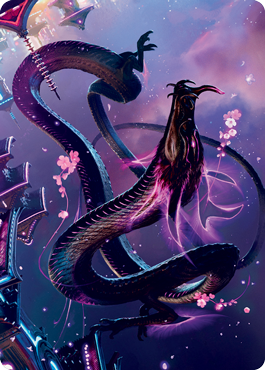 Junji, the Midnight Sky 1 Art Card [Kamigawa: Neon Dynasty Art Series] | Rook's Games and More