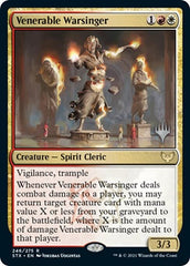 Venerable Warsinger (Promo Pack) [Strixhaven: School of Mages Promos]