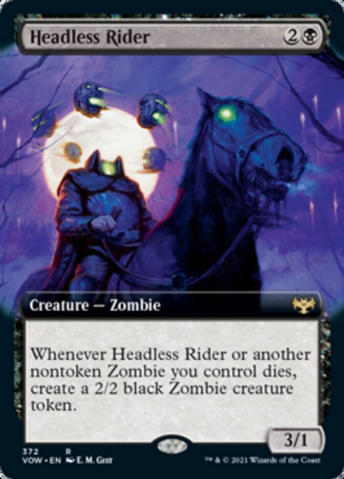 Headless Rider (Extended) [Innistrad: Crimson Vow] | Rook's Games and More