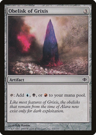 Obelisk of Grixis [Shards of Alara] | Rook's Games and More