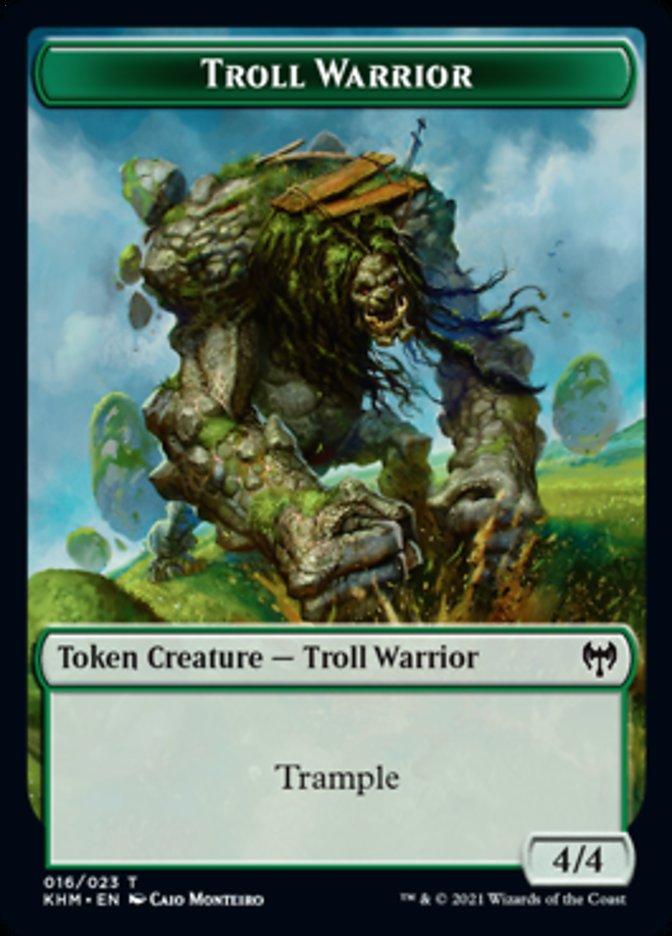 Troll Warrior Token [Kaldheim] | Rook's Games and More