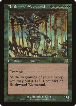 Rushwood Elemental [Mercadian Masques] | Rook's Games and More