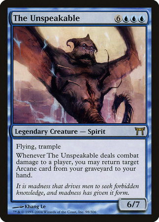 The Unspeakable [Champions of Kamigawa] | Rook's Games and More