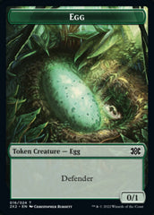 Egg // Phyrexian Golem Double-sided Token [Double Masters 2022 Tokens] | Rook's Games and More