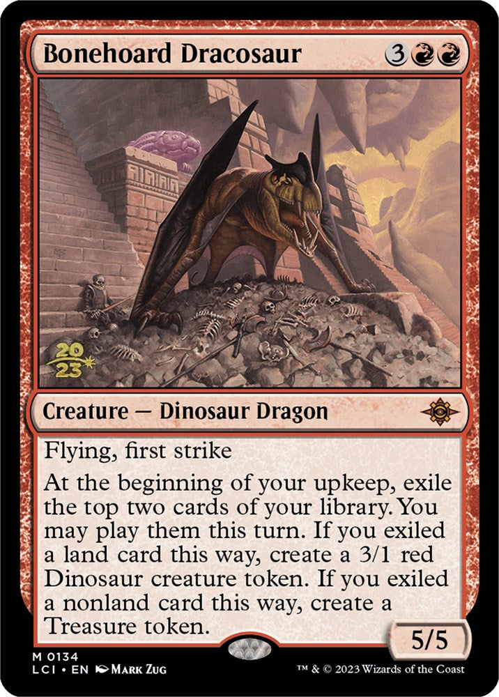 Bonehoard Dracosaur [The Lost Caverns of Ixalan Prerelease Cards] | Rook's Games and More