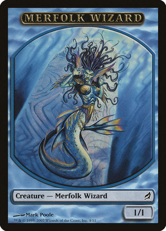 Merfolk Wizard Token [Lorwyn Tokens] | Rook's Games and More