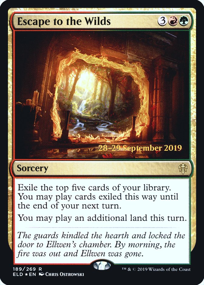 Escape to the Wilds  [Throne of Eldraine Prerelease Promos] | Rook's Games and More