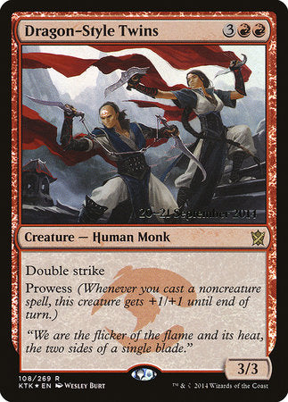 Dragon-Style Twins [Khans of Tarkir Promos] | Rook's Games and More