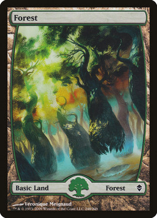 Forest (248) - Full Art [Zendikar] | Rook's Games and More