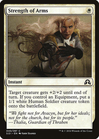 Strength of Arms [Shadows over Innistrad] | Rook's Games and More