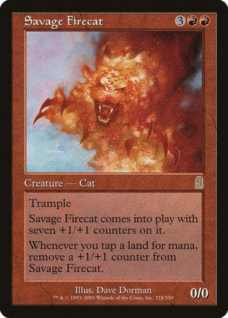 Savage Firecat [Odyssey] | Rook's Games and More