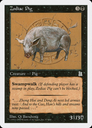 Zodiac Pig [Portal Three Kingdoms] | Rook's Games and More