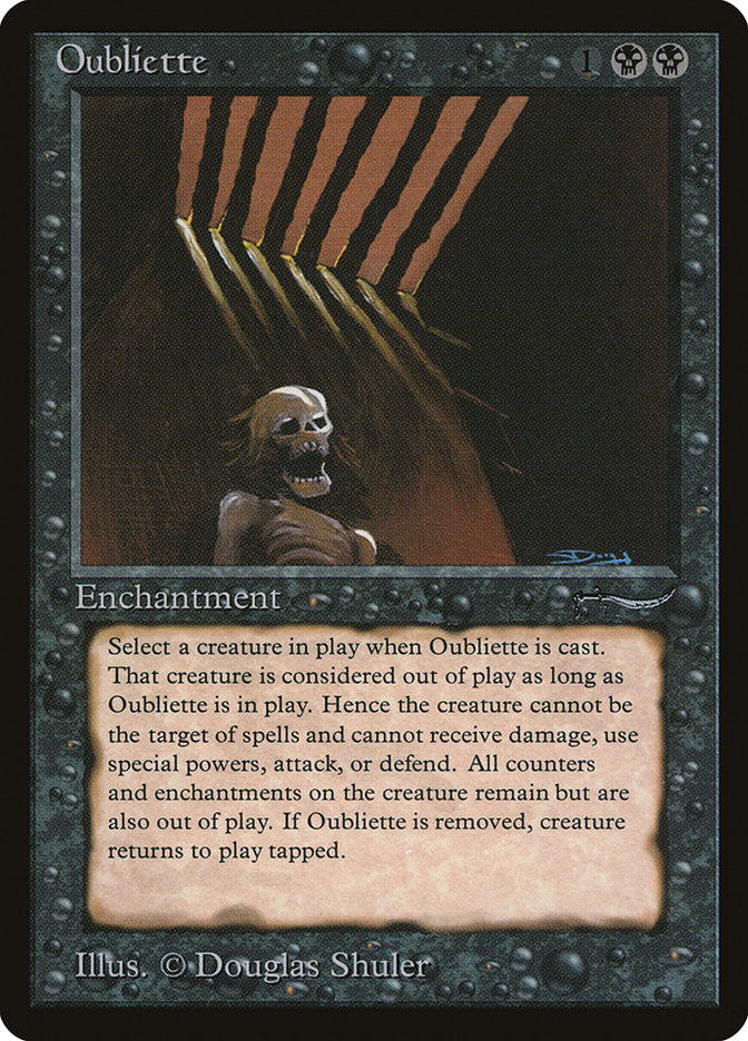 Oubliette (Dark Mana Cost) [Arabian Nights] | Rook's Games and More