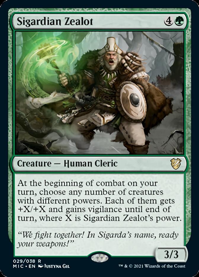 Sigardian Zealot [Innistrad: Midnight Hunt Commander] | Rook's Games and More