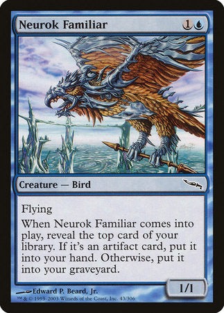 Neurok Familiar [Mirrodin] | Rook's Games and More