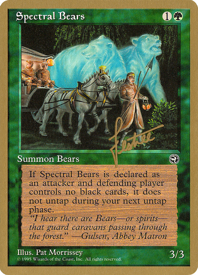 Spectral Bears (Bertrand Lestree) [Pro Tour Collector Set] | Rook's Games and More