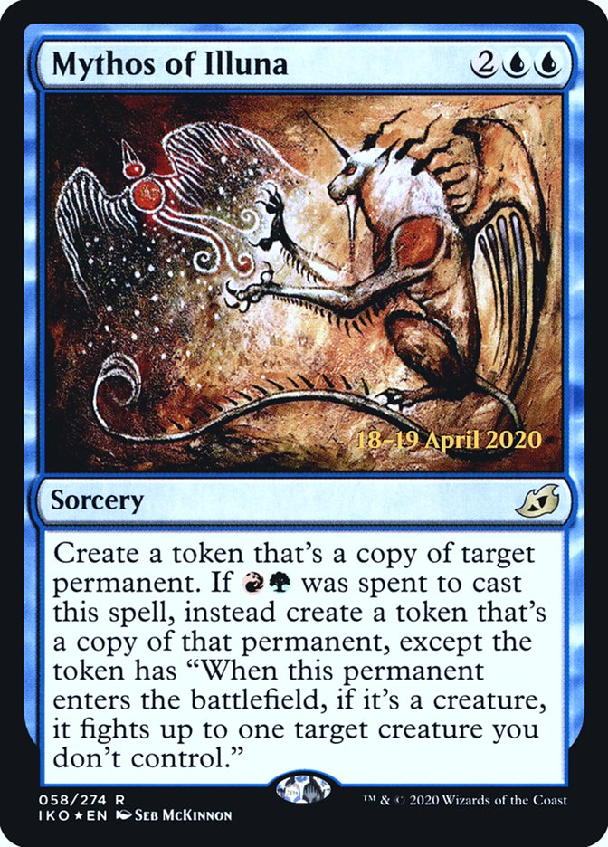 Mythos of Illuna [Ikoria: Lair of Behemoths Prerelease Promos] | Rook's Games and More