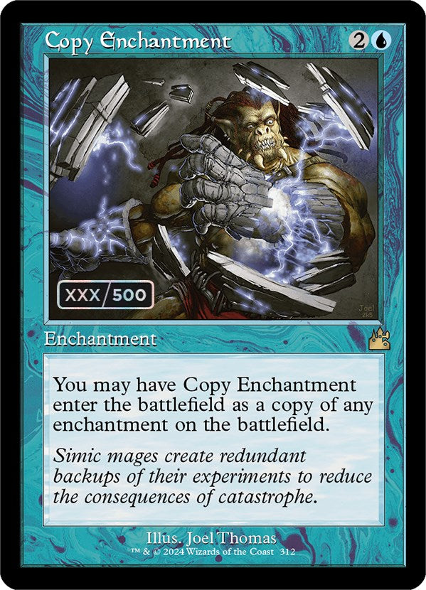 Copy Enchantment (Retro) (Serialized) [Ravnica Remastered] | Rook's Games and More