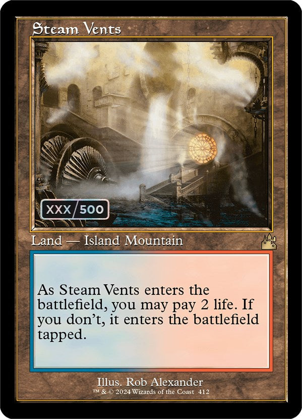 Steam Vents (Retro) (Serialized) [Ravnica Remastered] | Rook's Games and More