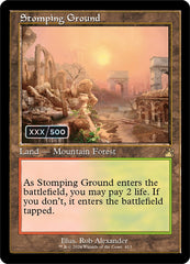 Stomping Ground (Retro) (Serialized) [Ravnica Remastered]