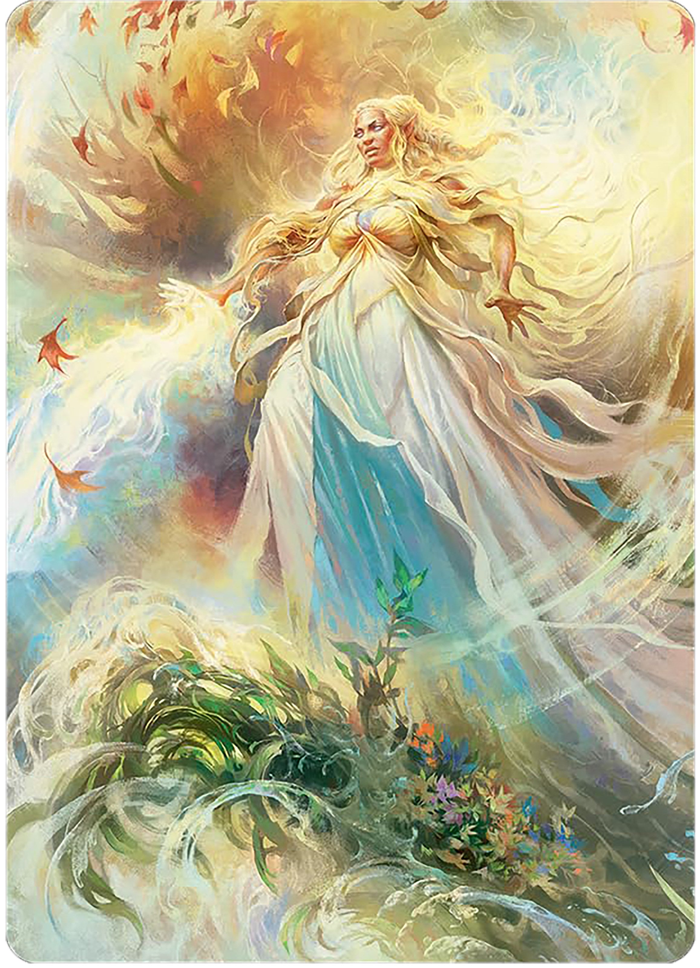 Galadriel, Light of Valinor Art Card [The Lord of the Rings: Tales of Middle-earth Art Series] | Rook's Games and More