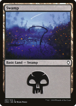 Swamp (297) [Commander Anthology Volume II] | Rook's Games and More