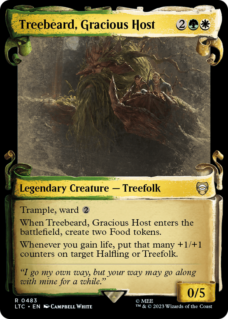 Treebeard, Gracious Host [The Lord of the Rings: Tales of Middle-Earth Commander Showcase Scrolls] | Rook's Games and More