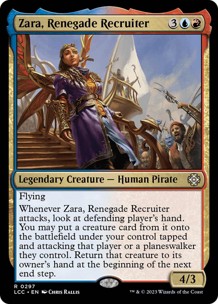 Zara, Renegade Recruiter [The Lost Caverns of Ixalan Commander] | Rook's Games and More